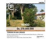 VENDO TERRENO EN SAN LORENZO