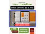 Venta de lotes de 480 m2 con financiación en Loma Plata / Cruce Boquerón