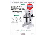 Batidora Planetaria GastroBras 20 litros con 3 accesorios 3 velocidades