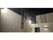 Aro de basketball por pared