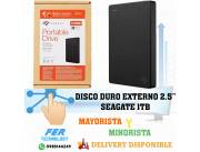 DISCO DURO EXTERNO 2.5" SEAGATE 1TB