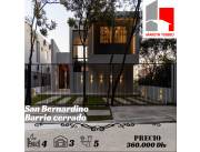 Vendo Casa en San bernardino B. cerrado COD: CL 903