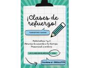 Clase de refuerzo matemáticas l y ll, cálculo y Geometría Analítica