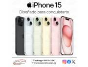 iPhone 15 128 GB. Adquirilo en cuotas!