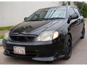 VENDO TOYOTA ALLEX AÑO 2002 MOTOR 1.5 AIRE FULL INTERIOR NEGRO RADIO PANTALLA LLANTAS DEPO