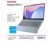 Notebook Lenovo Ideapad Slim 3 Intel Core i3. Adquirila en cuotas!