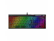 TECLADO USB GAMER HYPERX HKBE2X-1X-LA/G ALLOY ELITE 2 RGB/MEC RED/ESP