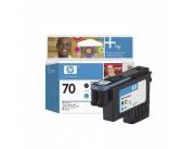 TINTA HP C9404A 70 MATTE NEGRO Y CIAN CABEZAL