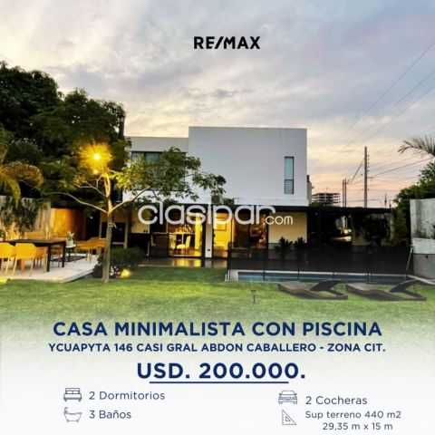 Casas - EN VENTA CASA MINIMALISTA ZONA CIT