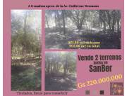 Vendo 2 terrenos juntos en San Bernardino SANBER