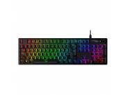 TECLADO USB GAMER HYPERX 4P4F6AI ALLOY O. MEC RED/ESP/RGB (HX-KB6RDX-LA)