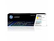 TONER HP 206A AMARILLO W2112A M255/MFP M282/MFP M283