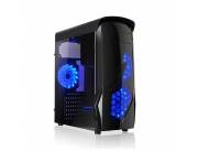 GABINETE AGILER AGI-C010 GAMING NEGRO/LUZ AZUL