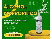 🧼 Alcohol Isopropílico 99%: Limpieza de precisión y secado rápido para equipos electrónic