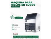 Maquina fabricadora de hielos en cubos BrasFrio producción de 71kg hasta 95kg por dia