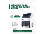 Maquina fabricadora de hielos en cubos BrasFrio producción de 54kg hasta 73kg por dia