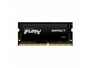 MEMORIA RAM PARA NOTEBOOK DDR4 KINGSTON 8G 2666 FURY IMPACT KF426S15IB/8 XMP