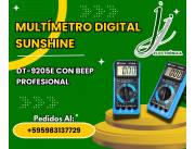 ⚡ Multímetro Digital SUNSHINE DT-9205E: Tu Compañero de Confianza para Medir con Precisión