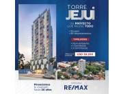 Vendo departamento de 2 dormitorios en Torre Jejui