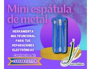 🔧 Espátula 3 en 1 de Metal: Ideal para Aperturas y Desmontajes Electrónicos 📱