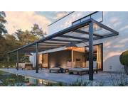 PERGOLAS CON ESTRUCTURAS METALICAS