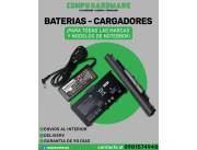 CARGADORES Y BATERIAS PARA NOTEBOOK