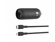 CARGADOR BELKIN PARA AUTO BLK23 30W LTG TO USB-C NEGR