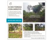 Oportunidad Única: 8 Hectáreas con Arroyo y Naturaleza, Listo para Invertir