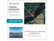 VENDO TERRENO 12 HAS EN EL MEJOR LUGAR DE NUEVA ASUNCIÓN - CHACOI SOBRE RÍO PARAGUAY