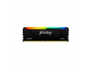 MEMORIA RAM KINGSTON DDR4 8G 2666 FURY BEAST BK KF426C16BB2A/8 RGB XMP