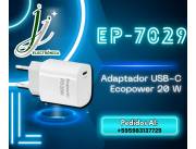 ⚡ Carga Ultrarrápida con el Cargador Ecopower EP-7029 de 20W 🔌