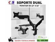 Soporte doble para monitor