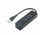 ADAPTADOR USB 3.0 A RJ45+3P USB LT-1169