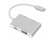 CABLE ADAPTADOR TIPO C A DVI/USB 3.0/HDMI/VGA