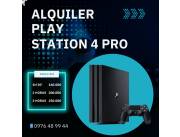 ALQUILER PS4 PRO (Play 4)+ TV EVENTOS