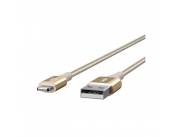 CABLE BELKIN iOS USB-A DURATEK 4'FT F8J207BT04-GLD