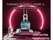 Cámara LUO Doble LUO E109: doble visor y protección en tiempo real 🌐📹