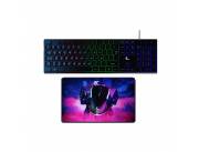 TECLADO+MOUSE+MOUSEPAD XTECH XTK-535S HASHA 3EN1 RGB/USB/ESP