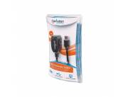 CABLE USB EXTENSOR M/H 5M MANHATTAN 150712 3.0 5GBPS NEGRO BLISTER