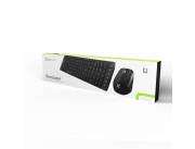 TECLADO+MOUSE KLIP XTREME WIR KCK-270S REVOLUTION ESP/NEG