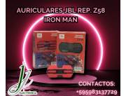 Auricular JBL Z58 Iron Man: Sonido potente y batería duradera 🎧🔋