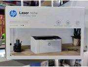 IMPRESORA LÁSER HP 107W. IMPRIMA Y ECONOMICE. ESPECIAL PARA LA OFICINA O EL HOGAR.