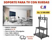 Soporte movil para tv con ruedas