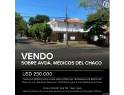 En venta Propiedad en esquina sobre Avda. Médicos del chaco