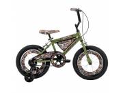 BICICLETA HUFFY TRUETIMBER CAMO ARO 16" 4-6 AÑOS