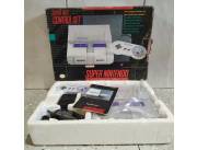 Super Nintendo Modelo 1 EN CAJA 100% Original + 3 juegos!