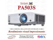 Proyector ViewSonic PA503S 3800 Lúmenes. Adquirilo en cuotas!