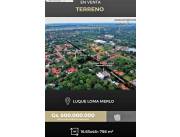 VENDO TERRENO EN LOMA MERLO LUQUE 600MILLONES