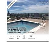 VENDO HERMOSO DEPARTAMENTO DE UN DORMITORIO EN BARRIO JARA 85MIL USD