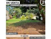 Vendo Terreno Reducto San Lorenzo A metros de la Av La Victoria 370millones